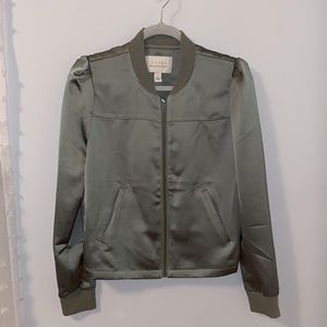 NWOT Oliver Green Bomber Jacket Size Small